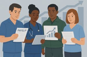 What Are the Updated Annual Pay Scales for NHS Staff in 2024 25