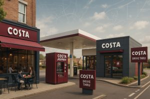 What Store Types and Locations Does Costa Coffee Offer to Franchisees
