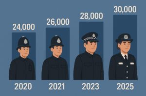 How Does the 2025 UK Police Pay Compare with Previous Years