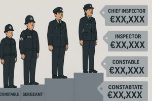 What Are the Salary Differences Between Police Ranks in 2025