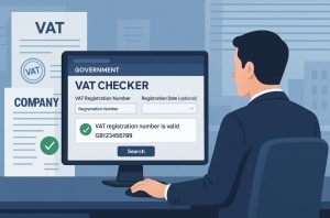 how to check if a company is registered for vat
