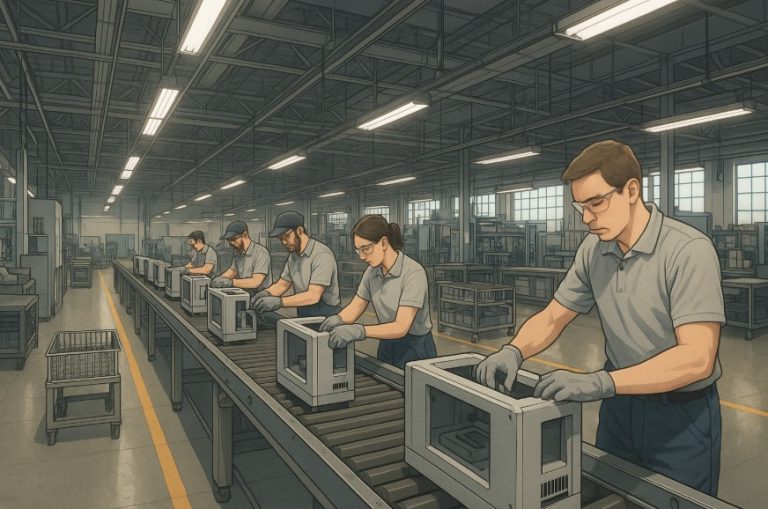 What Do We Call the Series of Workers Working on Products in Flow Production