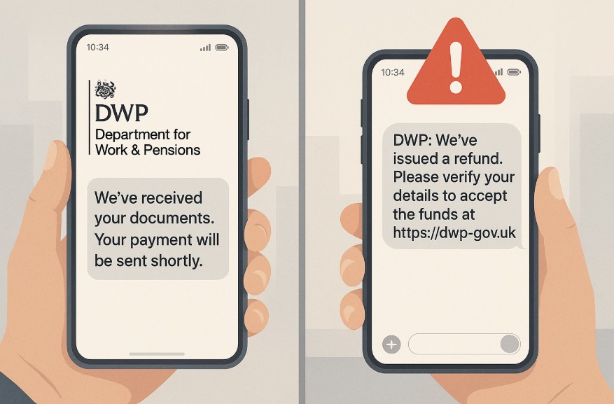 Do DWP Send Text Messages