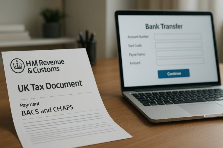 HMRC Cumbernauld Bank Details For BACS And CHAPS Payments