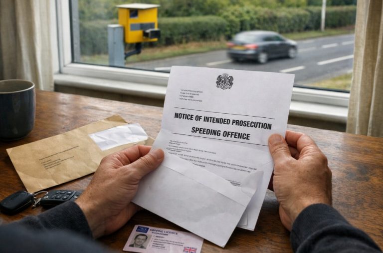 how long does it take for a speeding fine to come through