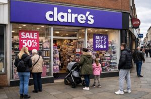 is claire's going out of business