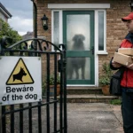 Royal Mail Dog Warning Sign
